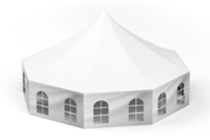 marquee tent octagon