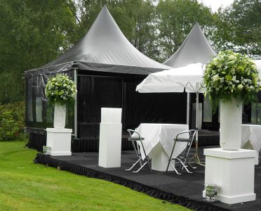 marquee tent black